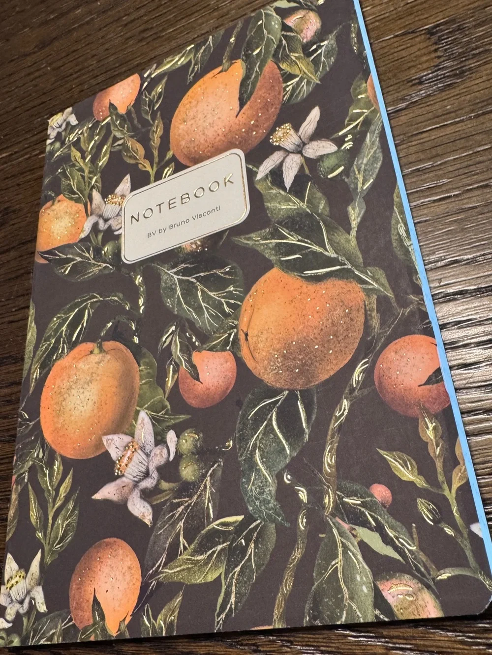 Bruno Visconti Soft Touch Oranges and Blossoms Notebook Journal A5 NEW